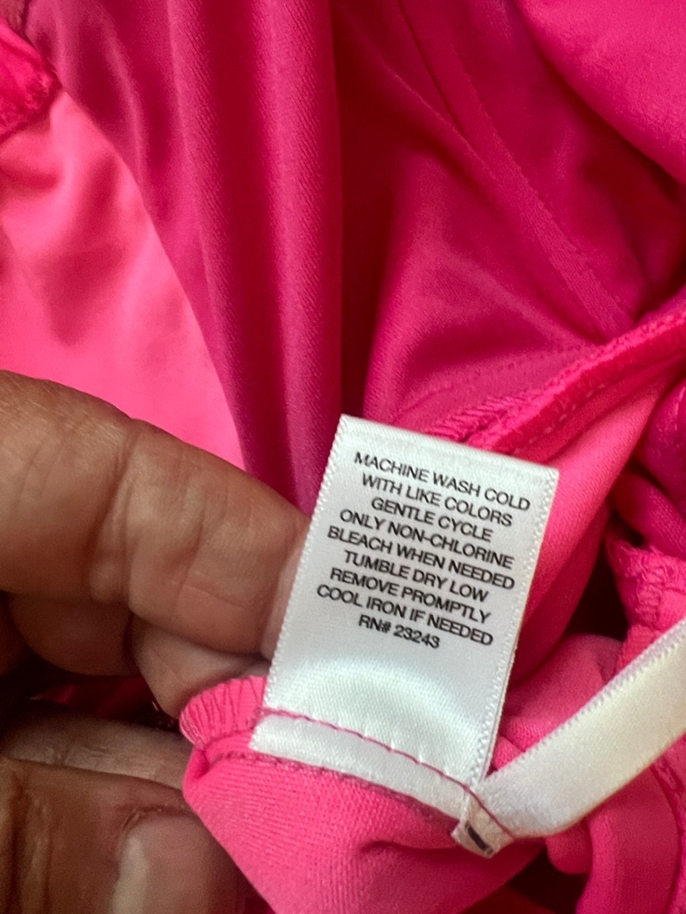 New York & Company Hot Pink Strapless Jumpsuit - Picture 10 of 10